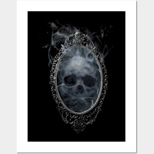 Skull Mirror Posters and Art